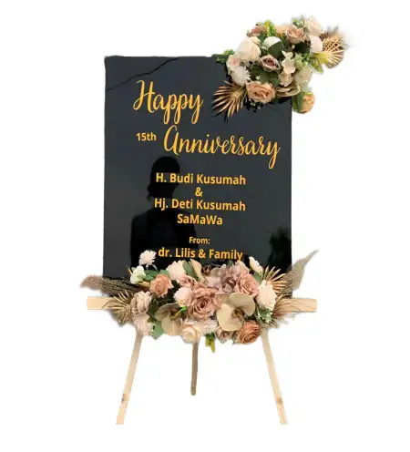 Papan Bunga Akrilik Sengonbugel